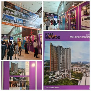 Recent completed Aster Residences Serviced Condo exhibited in PAM Awards Jul 2023 @ KLCC