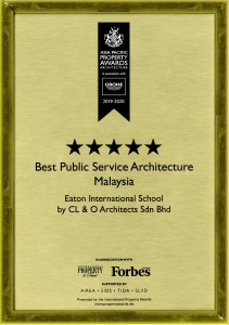 2019 Asia Pacific Property Awards - Eaton International School