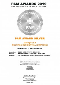 PAM Awards 2018 - Ridgefield Residences
