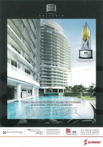 2013 FIABCI Award - Sunway Palazzio